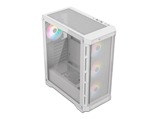 Gabinete Gamer Balam Rush Carbono Twin Mate 5000, Mid-Tower, ATX (Sin fuente de poder). Color Blanco.