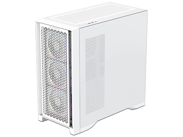 Gabinete Gamer Balam Rush Polar Twin Mate 9900, Mid Tower, ATX (Sin fuente de poder), 5 x 120mm. Color Blanco.