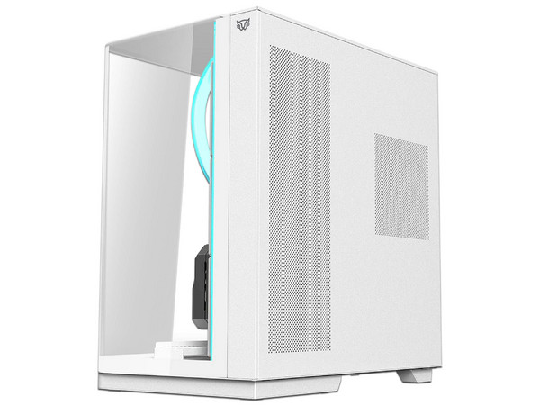 Gabinete Balam Rush Tank Expert Curve 7800, Mid Tower, ATX, 5 Ventiladores de 120mm, ARGB, (Sin fuente de poder). Color Blanco.