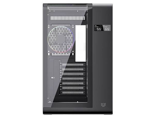 Gabinete Balam Rush Thank Expert Curve 7400 Mini Torre, Cristal sin Bordes, ATX. (Fuente de Poder No Incluida). Color Negro.