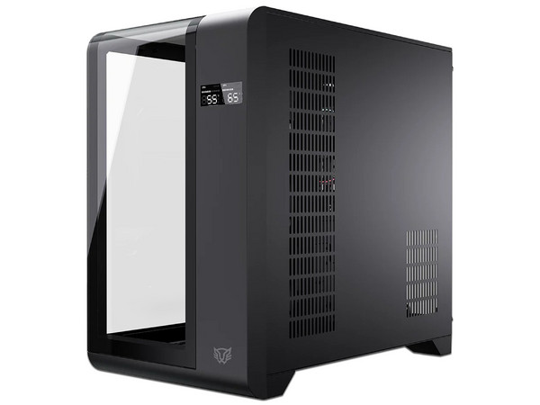 Gabinete Balam Rush Thank Expert Curve 7400 Mini Torre, Cristal sin Bordes, ATX. (Fuente de Poder No Incluida). Color Negro.