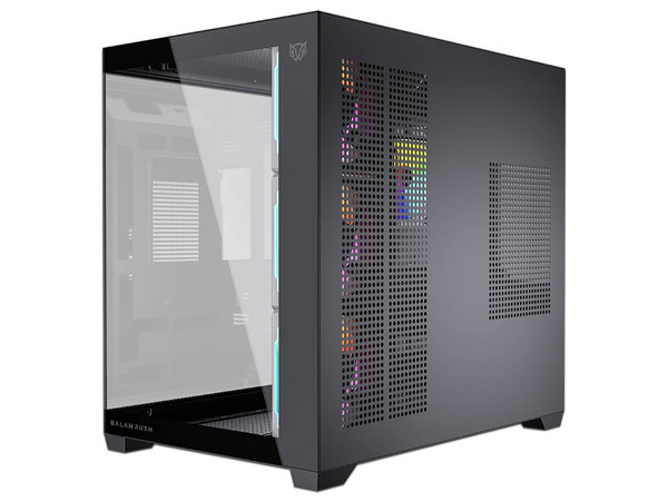 Gabinete Balam Rush Tank Core Ultra GM925, Mid-Tower, ATX, Incluye Ventiladores 4 x 120mm, (Sin fuente de poder). Color Negro.
