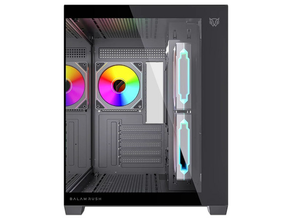 Gabinete Balam Rush  Tank Core Pro GI925, Mid Tower, Micro-ATX, No Incluye Fuente de Poder. Color Negro.