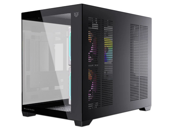 Gabinete Balam Rush  Tank Core Pro GI925, Mid Tower, Micro-ATX, No Incluye Fuente de Poder. Color Negro.