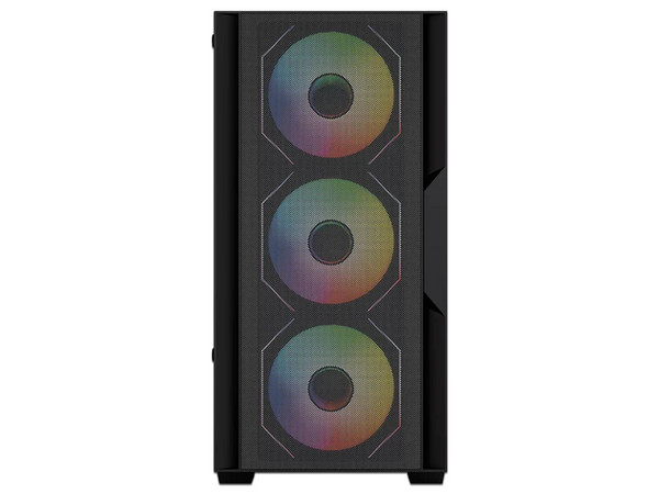 Gabinete Balam Rush Nitrox Edge Pro Aircool 4900C, Mini-Tower, Mini-ITX, (No Incluye Fuente de Poder), Color Negro.