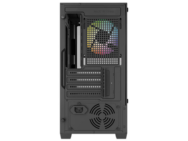 Gabinete BALAM RUSH NITROX GLOW CRYSTAL 4700C, Mini Tower, Micro-ATX / Mini-ITX, No Incluye Fuente de Poder. Color Negro. (Caja abierta)