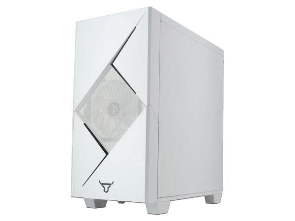 Gabinete Gamer Batauro Enfiniti, Micro-ATX, (Sin fuente de poder). Color Blanco.