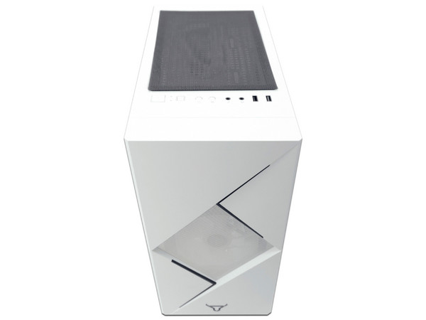 Gabinete Gamer Batauro Enfiniti, Micro-ATX, (Sin fuente de poder). Color Blanco.