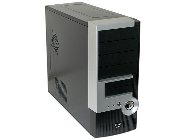 Gabinete BlueCode, ATX, Color Negro/Plateado, fuente 360W