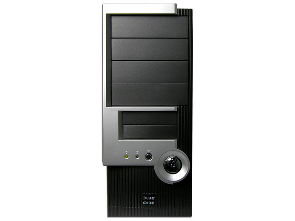 Gabinete BlueCode, ATX, Color Negro/Plateado, fuente 360W