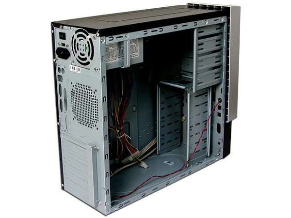 Gabinete BlueCode, ATX, Color Negro/Plateado, fuente 360W