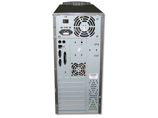 Gabinete BC5758, Gris con Negro, Fuente 360W, 20 pines, ATX
