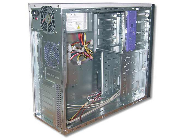 Gabinete CasEdge ATX Modelo TA-192, Fuente de 300W, Blanco con Gris