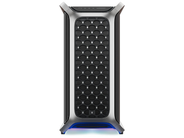 Gabinete Cooler Master Cosmos Alpha Silver, Full Tower, E-ATX, Panel de Vidrio templado, Sin Fuente de Poder. Color Plata.