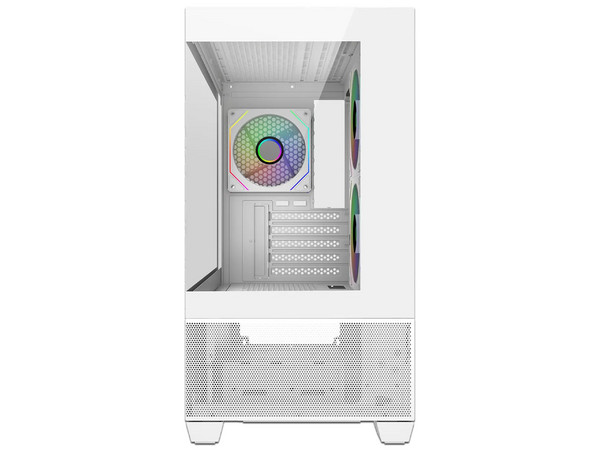 Gabinete COOLER MASTER ELITE 490, Mid Tower, Micro-ATX, No Incluye Fuente de Poder. Color Blanco.