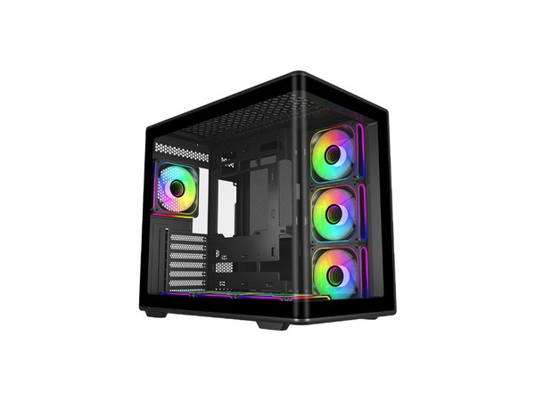 Gabinete Cooler Master ELITE 600 S02, ATX, Mid-Tower, (No Incluye Fuente de Poder), Color Negro.