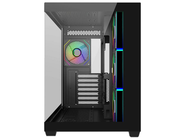 Gabinete Cooler Master Elite 681, Mid Tower, ATX, 4 Ventiladores de 120mm Pre Instalados, Incluye Fuente de poder MWE Gold 750V3 NM de 750W, Incluye Disipador Hyper 212 Spectrum V3. Color Negro.