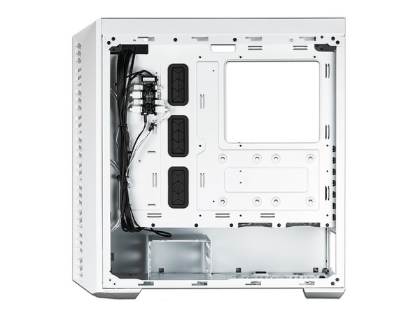 Gabinete COOLER MASTER MasterBox 520, Mid Tower, ATX, No Incluye Fuente de Poder. Color Blanco.