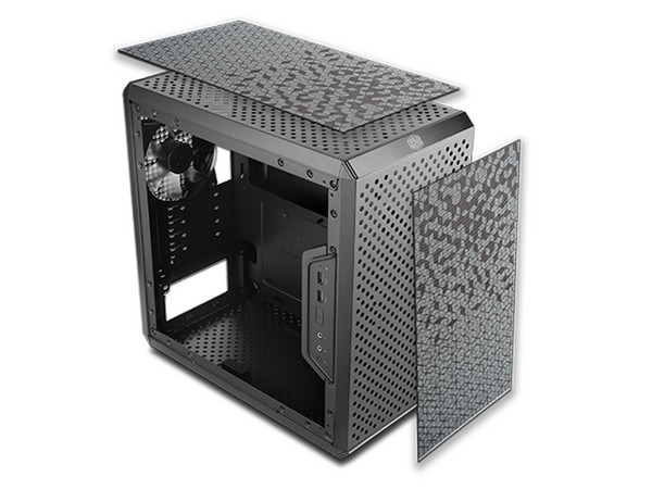 Gabinete Gamer Cooler Master MasterBox Q300L, Micro-ATX, (sin fuente de poder).