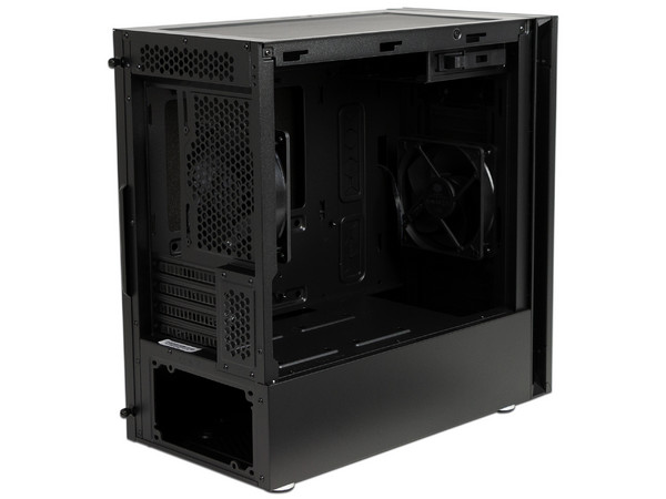 Gabinete Cooler Master SILENCIO S400, Mini-Tower, Cristal Templado, (no incluye fuente de poder). Color Negro.