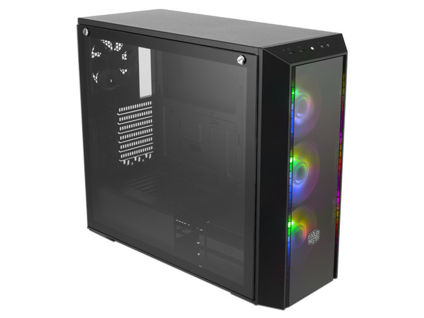 Gabinete Gamer Cooler Master Masterbox Pro 5 ARGB Mid-Tower, E-ATX, (Sin Fuente de Poder). Color Negro.