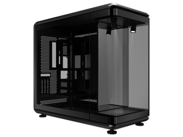 Gabinete COOLER MASTER MASTERFRAME 360 PANORAMA, Mid Tower, ATX, No Incluye Fuente de Poder. Color Negro.