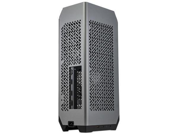 Gabinete CoolerMaster NCORE 100 MAX, ITX, Mini-Tower, (Incluye Fuente de Poder de 850W), Color Gris.