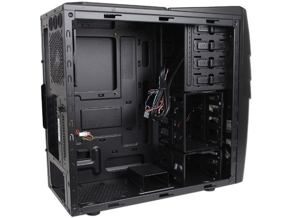 Gabinete CM Storm Enforcer con ventilador frontal de Leds Rojos. (No incluye fuente de poder)