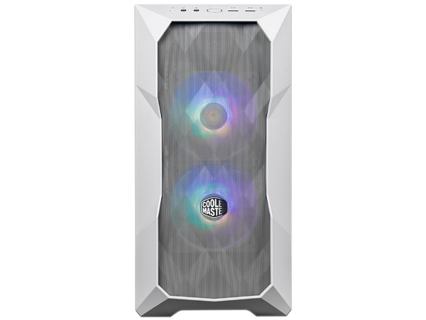 Gabinete COOLER MASTER TD300 MESH, Micro-ATX, No Incluye Fuente de Poder. Color Blanco.