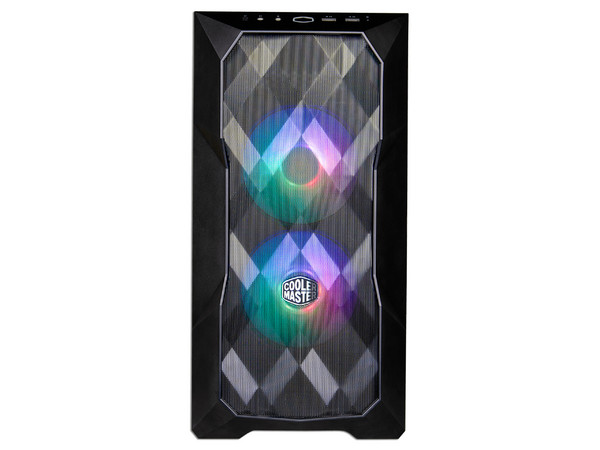 Gabinete Cooler Master MasterBox TD300 Mesh ARGB, Mid-tower ATX, (sin fuente de poder). Color Negro.