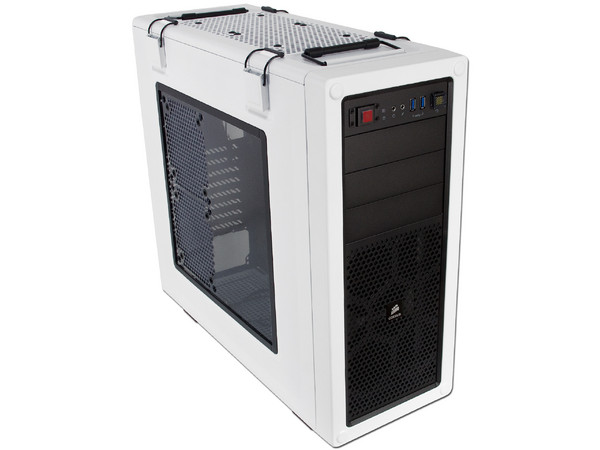 Gabinete Corsair Vengance C70, ATX (sin fuente de poder). Color Blanco.