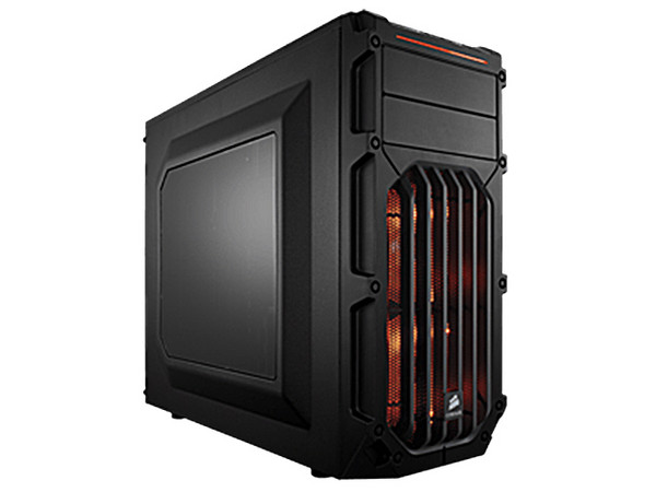 Gabinete Corsair Mid-tower Carbide SPEC-03 Orange LED, ATX, (sin fuente de poder)