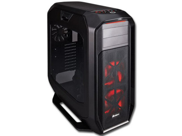 Gabinete Gamer Corsair Full-tower Graphite 780T, XL-ATX, (sin fuente de poder).Color Negro