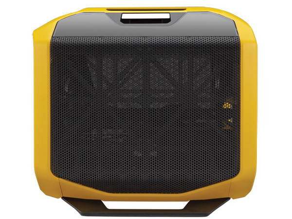 Gabinete Corsair Chasis Graphite Series 380T Yellow Portable, Mini ITX, (sin fuente de poder)