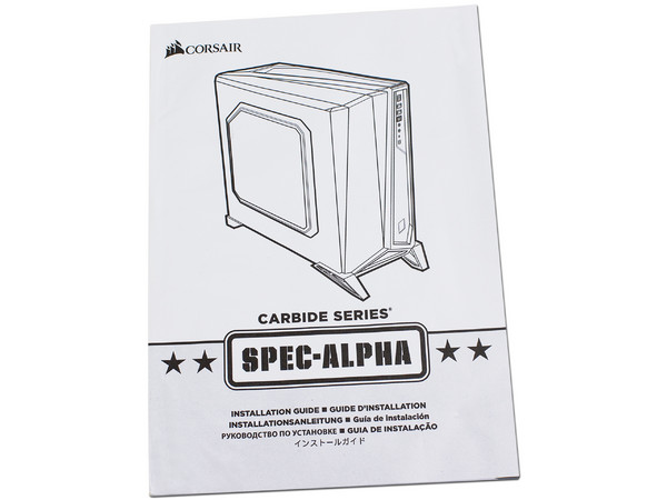 Gabinete Corsair Mid-tower Carbide SPEC-ALPHA,  ATX, (sin fuente de poder).