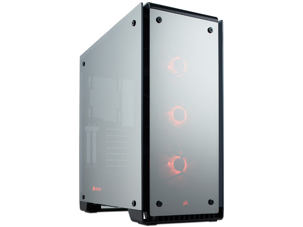Gabinete Corsair Mid-tower Crystal Series 570X RGB Mirror, ATX, (sin fuente de poder)