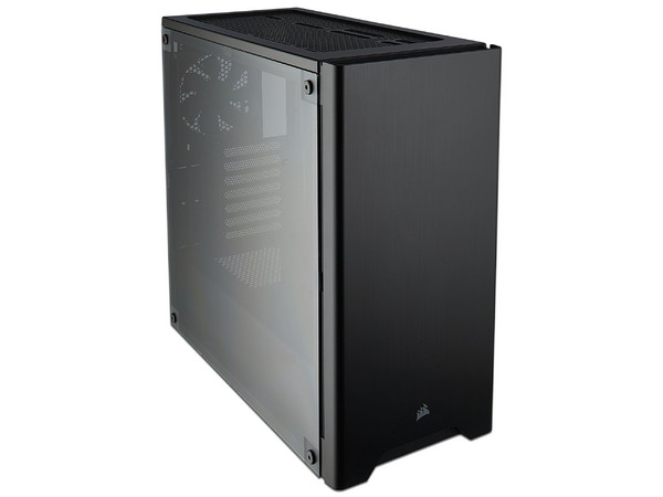 Gabinete Gamer Corsair carbide 275R, mid tower, ATX, (sin fuente de poder). Color negro.