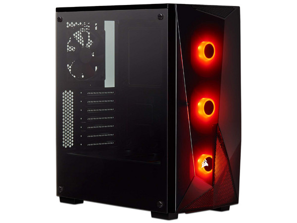 Gabinete Corsair SPEC-DELTA RGB, Mid-Tower, ATX, (no incluye Fuente de poder). Color Negro.