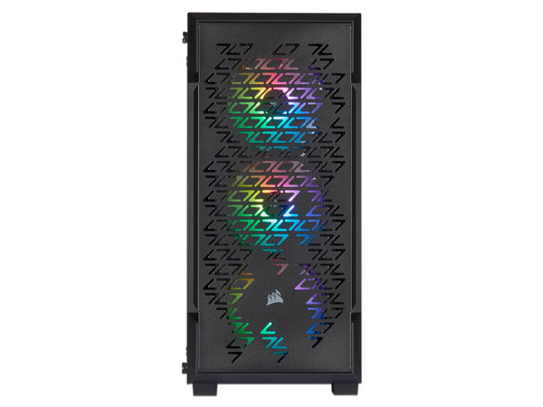 Gabinete Gamer Corsair iCUE 220T RGB Airflow, Mid-Tower, (No incluye Fuente de Poder). Color Negro.
