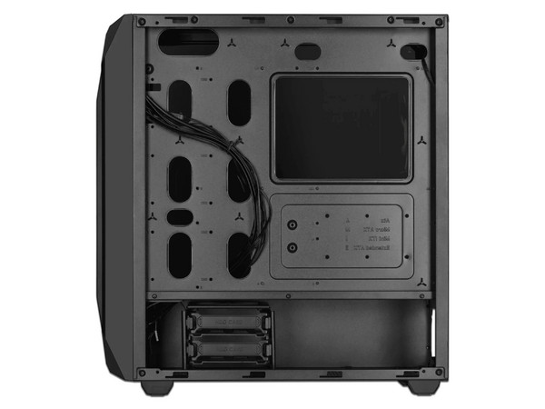 Gabinete Corsair 470T RGB Mid-Tower, E-ATX (No incluye fuente de poder). Color Negro.