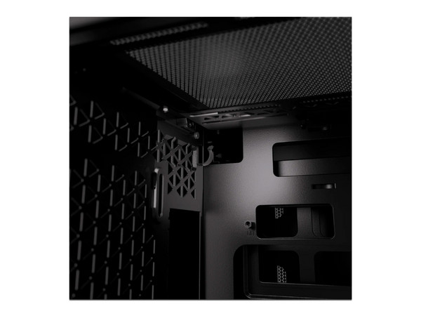 Gabinete CORSAIR iCUE LINK 2500X RGB, Micro-ATX, Diseño de Doble Cámara, No Incluye Fuente de Poder. Color Negro.