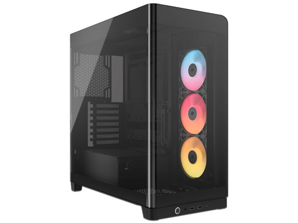 Gabinete CORSAIR FRAME 4500X, Mid Tower, Micro-ATX, No Incluye Fuente de Poder. Color Negro.