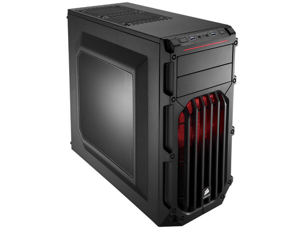 Gabinete Corsair Mid-tower Carbide SPEC-03 Red LED, ATX, (sin fuente de poder)