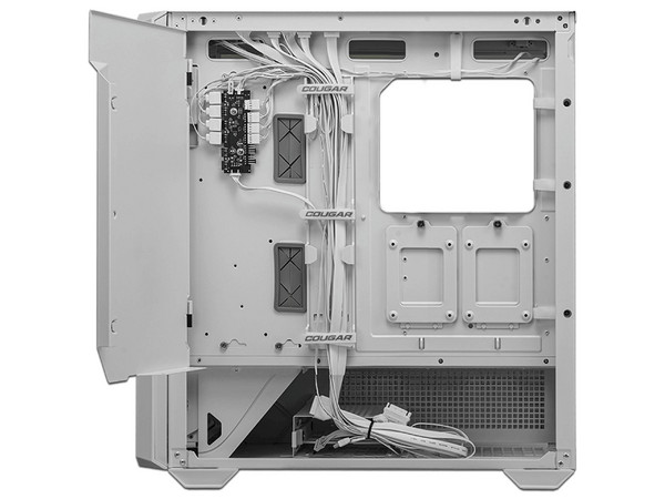 Gabinete Cougar MX600 RGB Cristal Templado, ATX/Full Tower. Color Blanco. (No Incluye Fuente de Poder).