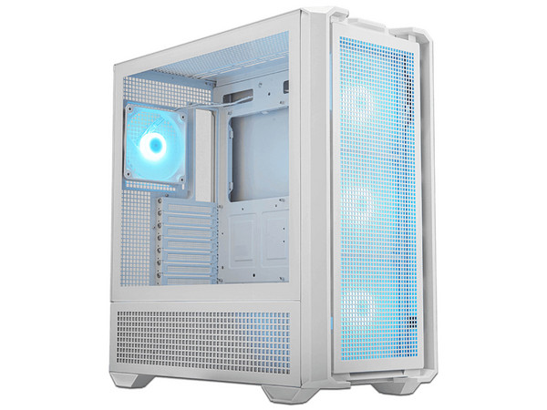 Gabinete Cougar MX600 RGB Cristal Templado, ATX/Full Tower. Color Blanco. (No Incluye Fuente de Poder).