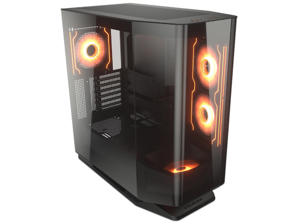 Gabinete COUGAR FV270 RGB, Mid Tower, ATX, No Incluye Fuente de Poder. Color Negro.