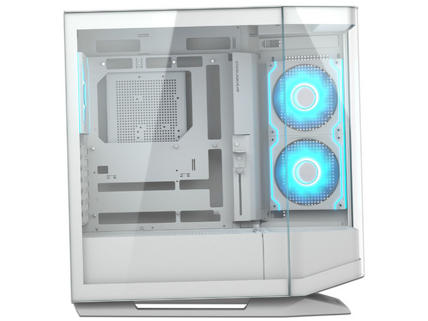 Gabinete COUGAR FV270 RGB, Mid Tower, ATX, No Incluye Fuente de Poder. Color Blanco.