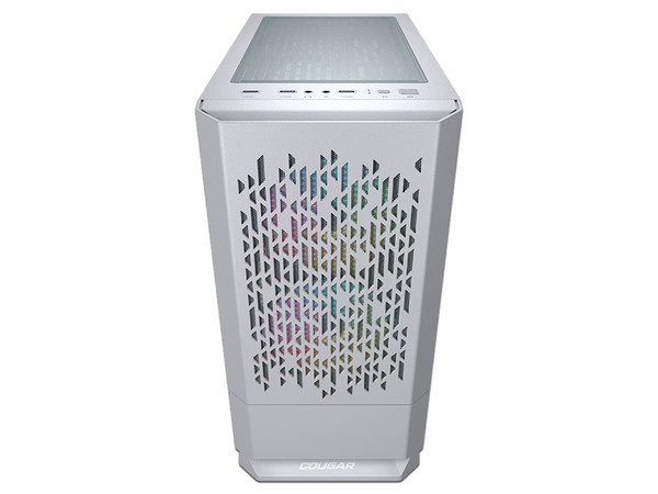Gabinete COUGAR MG140 AIR RGB, Micro-ATX, No Incluye Fuente de Poder. Color Blanco.