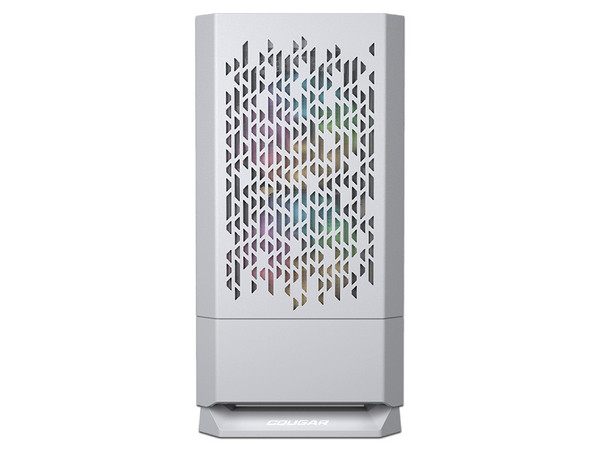 Gabinete COUGAR MG140 AIR RGB, Micro-ATX, No Incluye Fuente de Poder. Color Blanco.