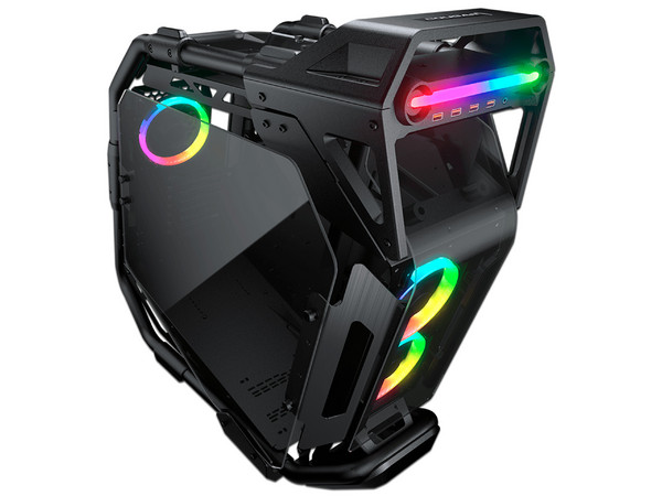 Gabinete COUGAR Cratus CGR-5LMSB, Mid Tower, E-ATX, No Incluye Fuente de Poder. Color Negro.